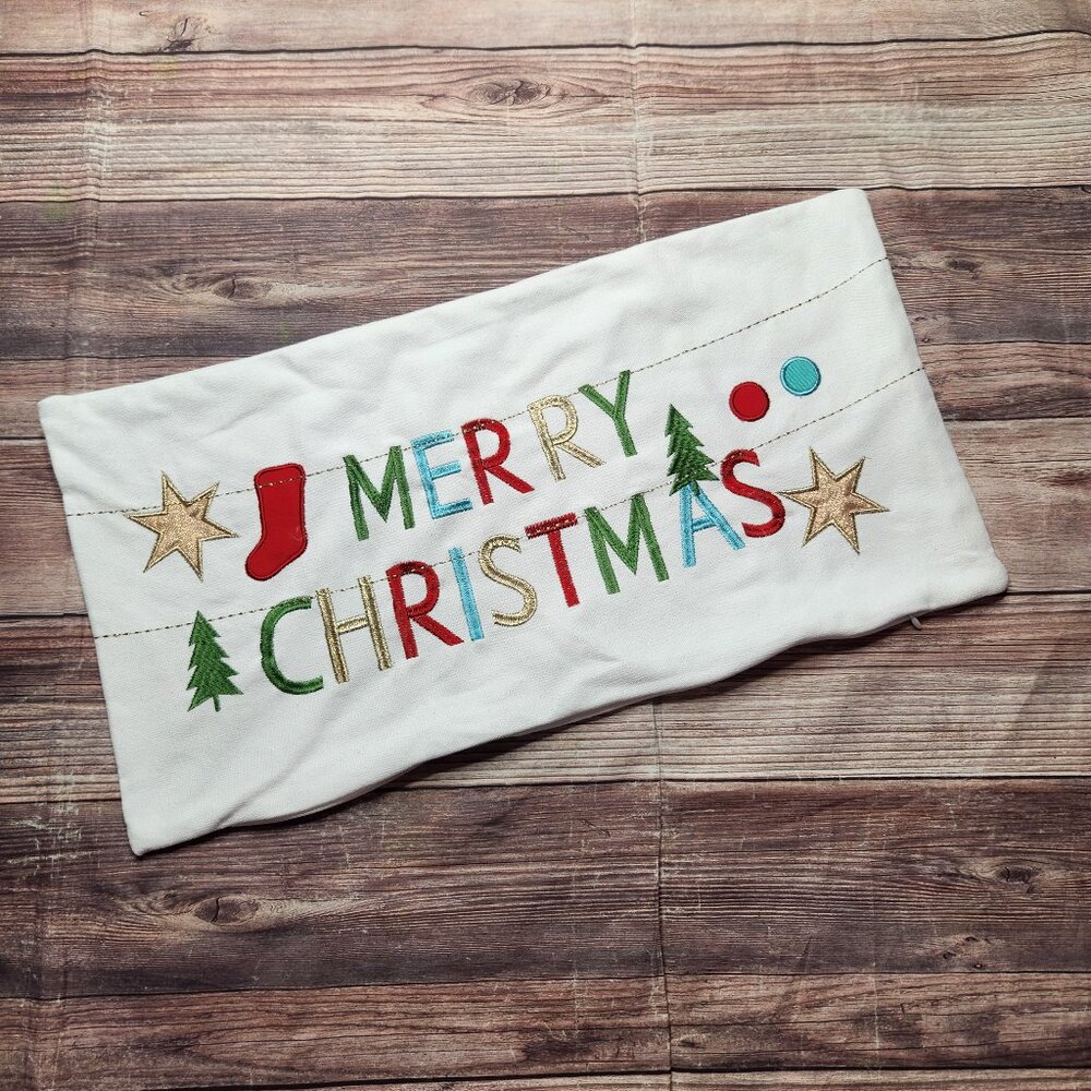 5/$15 Merry Christmas Holiday Pillow Sham